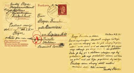 Neverjetna zgodba lepotcev iz Lipice, dopisnice so bile lipiškim konjarjem v Hostounu stik z domom, arhiv Marije Stopar